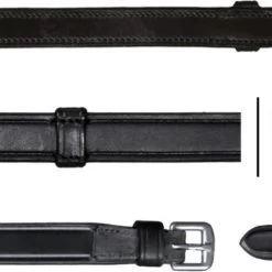 5/8 HUNTER REINS WITH 7 LEATHER LOOPS (WITHOUT STOPPER)