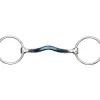 Blue Sweet Iron Loose Ring With Mullen -Best Equestrian Supplies blue sweet iron loose ring with mullen