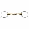 Copper Plus Double Jointed Loose Ring Snaffle - 16 Mm -Best Equestrian Supplies copper plus double jointed loose ring snaffle 16 m