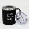 Crazy Horse Lady Mug Tumbler In Onyx