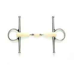 DOUBLE JOINTED FULL CHEEK BIT WITH ROLLER