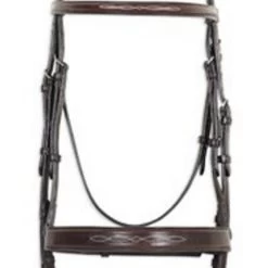 Ovation FANCY RAISED COMFORT CROWN WIDE NOSEBAND BRIDLE WITH FANCY RAISED LACED REINS