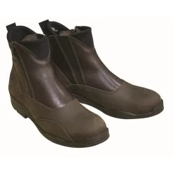 FORRES LADIES LEATHER SIDE ZIP WINTER PADDOCK BOOT