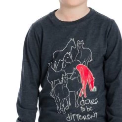 Horseware Ireland GIRLS LONG SLEEVE TOP -Best Equestrian Supplies girls long sleeve top 2