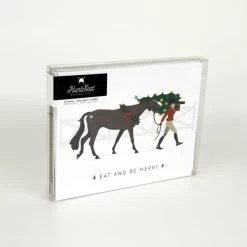 HOLIDAY GREETING CARD - BOX SET (8) -Best Equestrian Supplies holiday greeting card box set 8 6