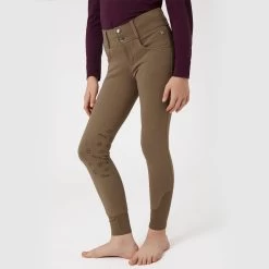 KIDS MORGAN KNEE PATCH BREECHES -Best Equestrian Supplies kids morgan knee patch breeches 5