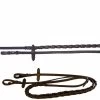 LACED LEATHER REINS 2 LACED LEATHER REINS -Best Equestrian Supplies laced leather reins