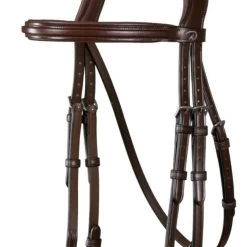 LEATHER COVERED ROPE NOSEBAND BRIDLE 8 LEATHER COVERED ROPE NOSEBAND BRIDLE -Best Equestrian Supplies leather covered rope noseband bridle 2