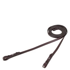 BR LEATHER CURB REINS