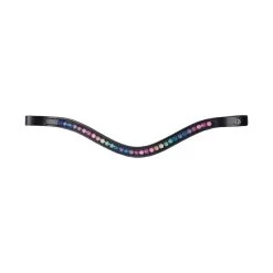 Magic Carousel II Colorful Browband - Black -Best Equestrian Supplies magic carousel ii colorful browband black 2