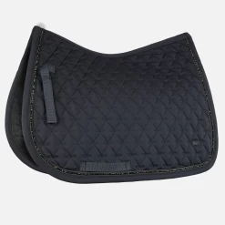 NOIR LUX PEARL CORDED ALL PURPOSE SADDLE PAD 22 NOIR LUX PEARL CORDED ALL PURPOSE SADDLE PAD -Best Equestrian Supplies noir lux pearl corded all purpose saddle pad 8