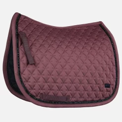 NOIR LUX PEARL CORDED DRESSAGE SADDLE PAD -Best Equestrian Supplies noir lux pearl corded dressage saddle pad 5