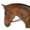 PLATUNUM DEVON SNAFFLE HUNTER BRIDLE -Best Equestrian Supplies platunum devon snaffle hunter bridle