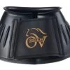 Ovation PROFESSIONAL RIBBED HOOK & LOOP BELL BOOTS -Best Equestrian Supplies professional ribbed hook loop bell boots