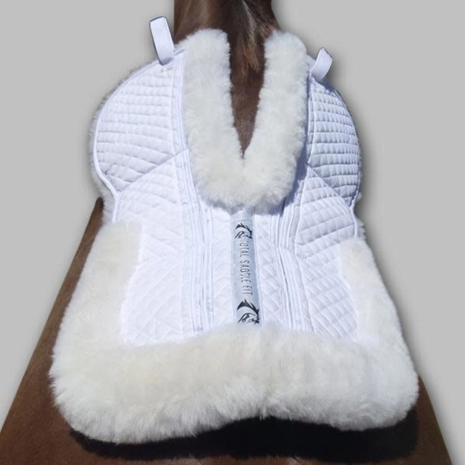 Six Point Saddle Pad – Sheepskin Half Pad W/ Wither Freedom™ 7 Six Point Saddle Pad – Sheepskin Half Pad W/ Wither Freedom™ - Image 5