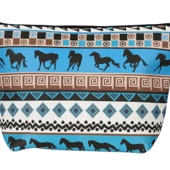 Tribal Horses Cosmetic Pouch
