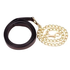 Equinavia Valkyrie Leather Lead Shank - Chocolate Brown 5 Equinavia Valkyrie Leather Lead Shank - Chocolate Brown -Best Equestrian Supplies valkyrie leather lead shank chocolate brown 1